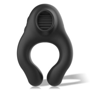 BLACK&SILVER - ANILLO VIBRADOR