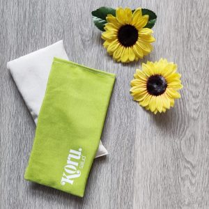 Saco térmico pequeño con funda verde Koru
