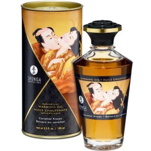 SHUNGA - ACEITE MASAJE EFECTO CALOR CARAMELO