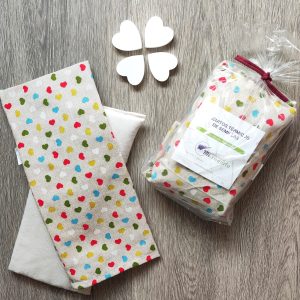 Saco térmico lumbar corazones