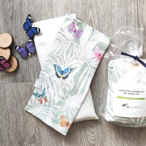 Saco térmico lumbar mariposas